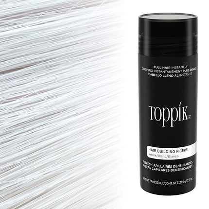 Pudră păr, Toppik, 55g, alb