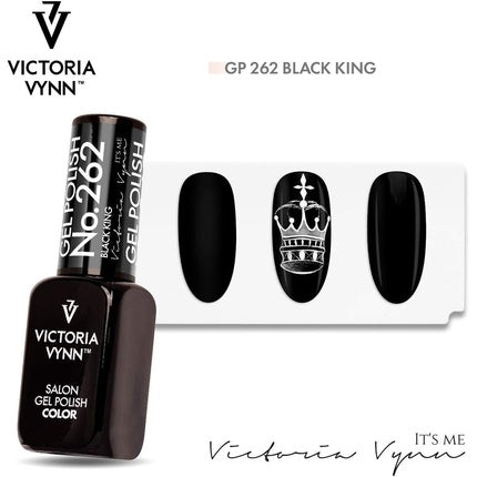 Lac Unghii Gel, Victoria Vynn, No.262, negru