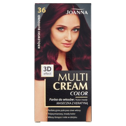 Fără păr, Joanna, Multi Cream Color, 36 Royal Burgundy, 240g