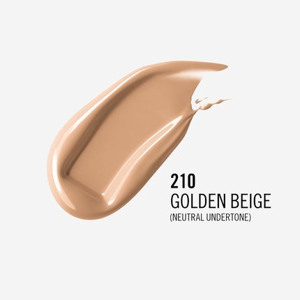 Fond de ten, Rimmel, Lasting Finish 35HR, 210 Golden Beige