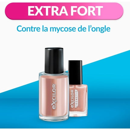 Lac unguent Excilor Forte Color, Tratament și Acoperire pentru Unguii Infecționați cu Ciuperci, Culoare Nude, Tehnologie TransActive