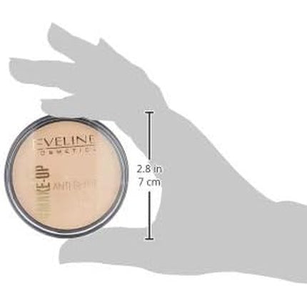 Pudră Compactă, Eveline Cosmetics, Anti-Shine, Bej