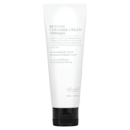 Cremă pentru față Benton cu ceramide 10000 ppm, 80 ml, alb