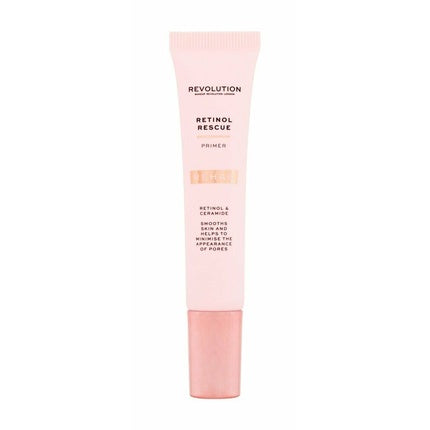 Primer față, Make Up Revolution, Retinol Rescue, roz, 18ml