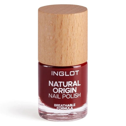 Lac de unghii Inglot Natural Origin Summer Wine 010, culoare roșu închis