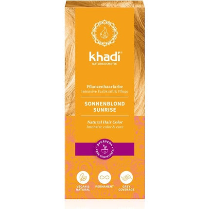 Vopsea de păr, Khadi, Sun Blonde, 100g