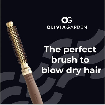 Perie păr, Olivia Garden, Expert Blowout Shine, auriu 15mm