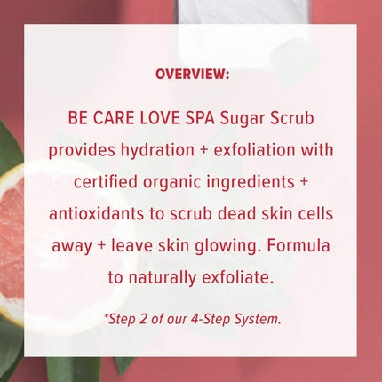 Exfoliant Zahar Bcl Spa Grapefruit Roz 454g