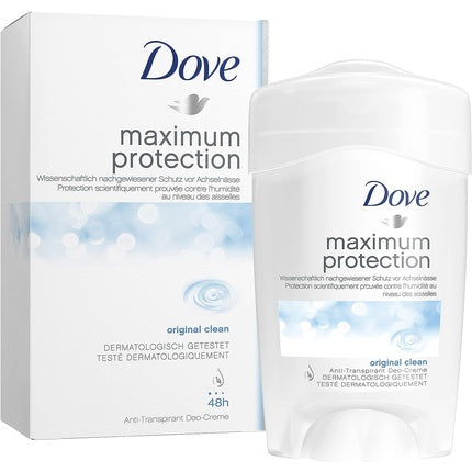 Crema antiperspirantă Dove Maximum Protection Original Clean, 45ml