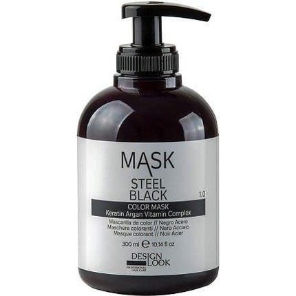 Mască Colorant Negru Steel Black 300ml, Ambalaj Cu Dozator