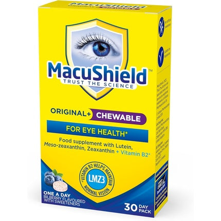 Supliment Vitamine, MacuShield, Original, masticabil, 30 zile