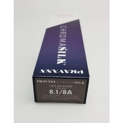 Vopsea Păr Permanentă Pravana ChromaSilk 8.1 Light Ash Blonde, 85 g
