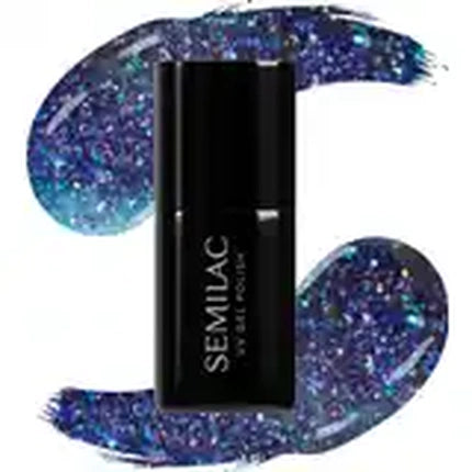 Semilac UV Nail Polish, Virtual Blue, 40 g