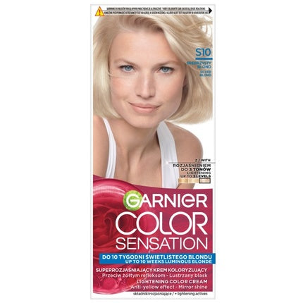 Vopsea de păr Garnier Color Sensation 110, blond foarte deschis