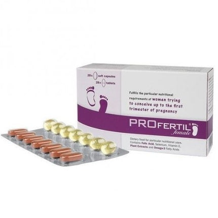 Profertil Female, 28 Capsule, 28 Tablete, Vitamine, Minerale