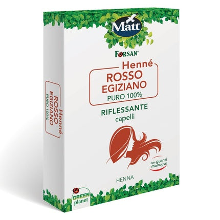 Vopsea de păr Matt, Henna, roșu cu reflexii cupru