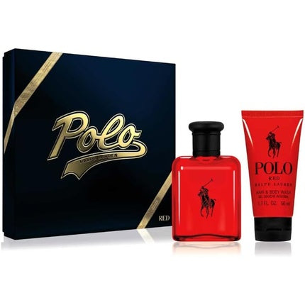 Set Cadou Parfum Ralph Lauren Polo Red 75ml + Gel de Duș