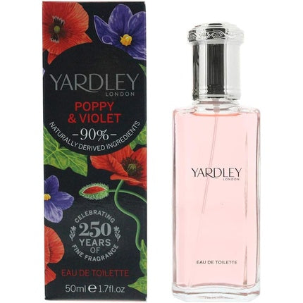 Apă de toaletă, Yardley London, Poppy și Violet, 50ml
