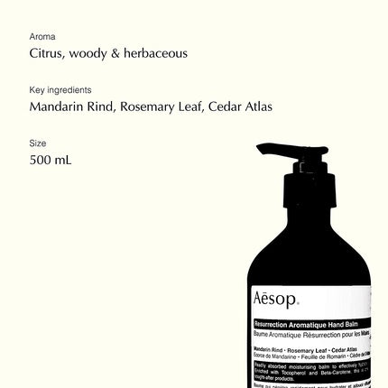 Cremă de mâini Aesop Resurrection Aromatique