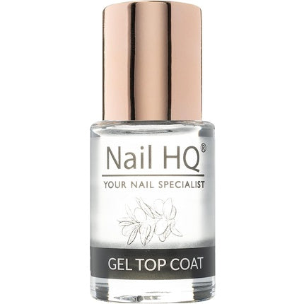 Gel unghii Nail HQ Top Coat, 10ml, argintiu