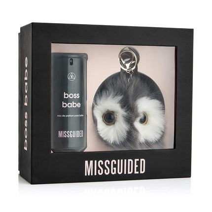 Set Cadou Parfum Boss Babe, Missguided, 2 buc., 80ml + Cheiță Owlette