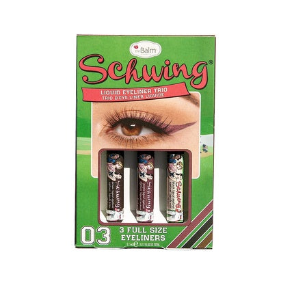 Set 3 x Markere de ochi Schwing, theBalm, trusa cu 3 culori (Negru, Maro, Mov), 1.4ml fiecare
