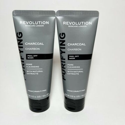 Masca facială, Makeup Revolution, DUO, cărbune, 100g