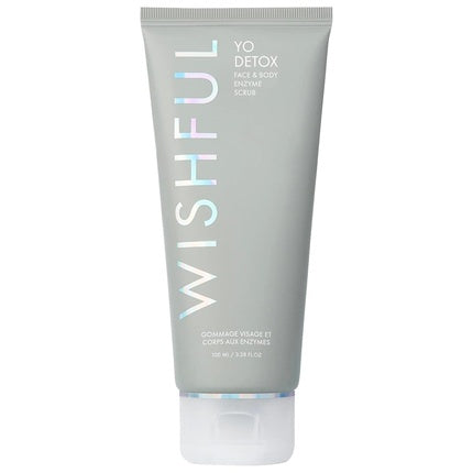 Exfoliant Facial și Corporal Wishful Yo Detox cu Cărbune Activ, 100 ml