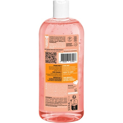 Gel de duș Energie Fruit, pH Neutru, Orange Blossom & Organic Linseed Oil, Vegan