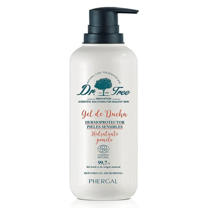 Gel de duș Dr. Tree, piele sensibilă, 500ml, grapefruit