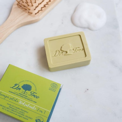 Set 2x Sampon solid si gel de dus solid Junior Dr. Tree 75g