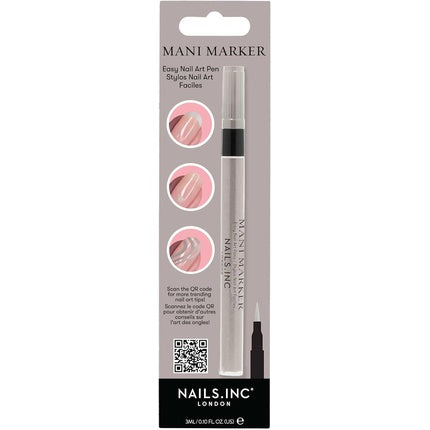 Marker unghii Nails Inc Mani Marker Argentiu