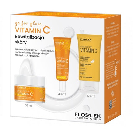 Set Cosmetice Floslek Go For Glow cu Vitamina C, 3 produse