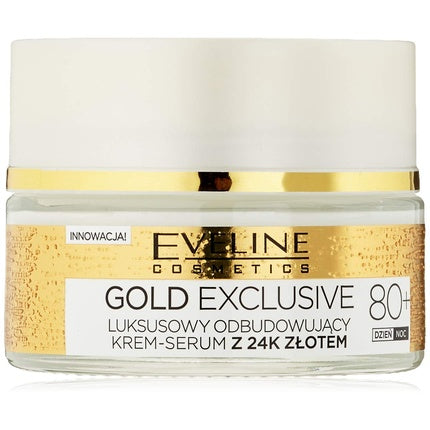 Cremă față, Eveline Cosmetics, Gold Exclusive, 80+, 50ml