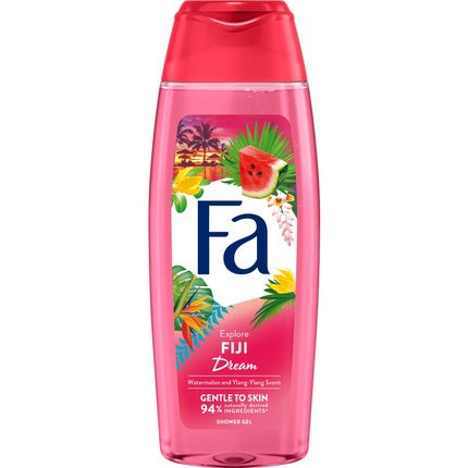 Gel de duș Fa Island Vibes Fiji Dream - Pepene verde și Ylang Ylang, 250ml