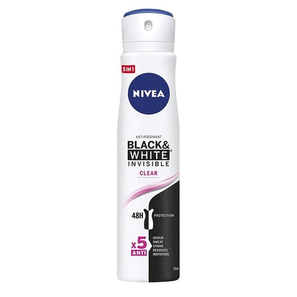 Deodorant spray, Nivea, Black & White Invisible, 250ml