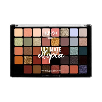 Paletă farduri de pleoape, NYX Professional Makeup, Ultimate Utopia, 40 nuanțe