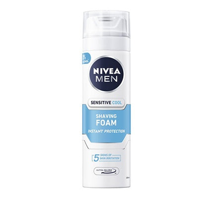 Spumă de ras Nivea Men Sensitive Cooling, 200 ml