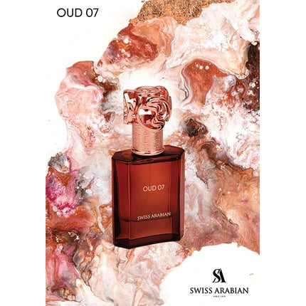 Eau de Parfum Swiss Arabian Oud 07, 50ml, sticlă ambalaj auriu
