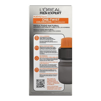 Vopsea de păr, L'Oréal Paris, Men Expert, castaniu închis