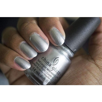 Lac de unghii China Glaze, Chroma Cool, argintiu, 14ml