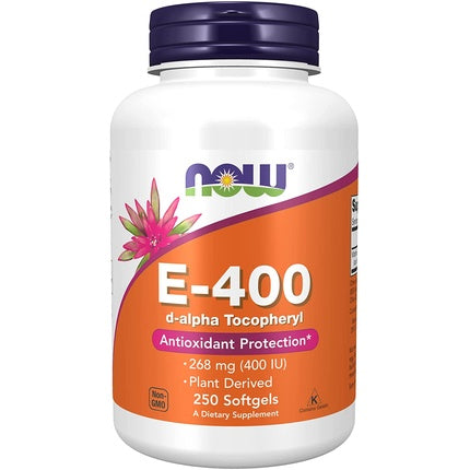 Vitamina E Antioxidant, NOW Foods, 250 capsule moi, 400 mg