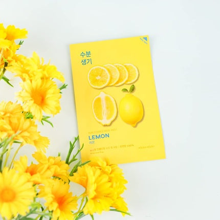 Masca față, Holika Holika, Pure Essence, lămâie, galben