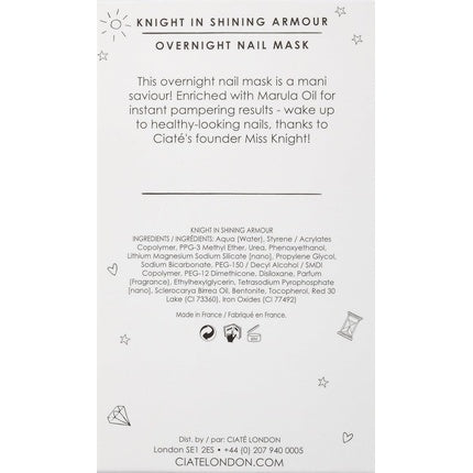 Ciaté London Knight in Shining Armour Overnight Nail Mask, 14ml, Roz
