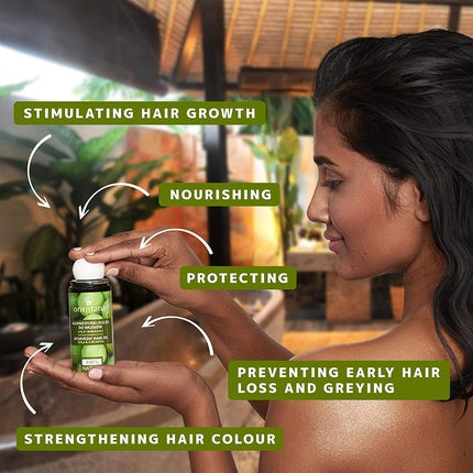 Ulei păr Orientana, Ayurvedic, verde, 105ml