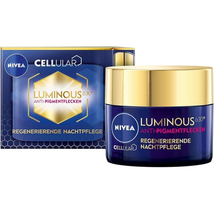 Crema de noapte anti-pete, Nivea, Cellular Luminous 630, 50ml