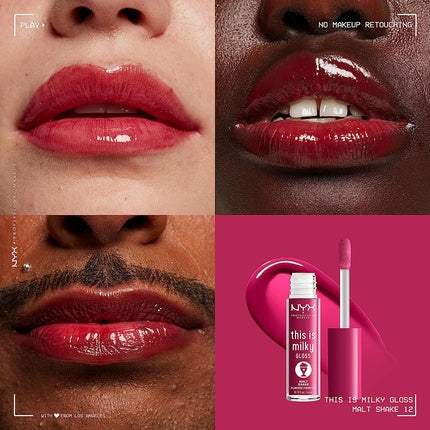 Gloss de Buze, NYX, This Is Milky, Roșu Cald