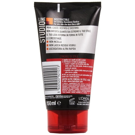 Gel de păr, Studio Line, Indestructible Extreme, 115g