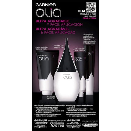 Vopsea de păr, Garnier, Olia, negru abanos