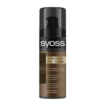 Spray rădăcini Syoss, Medium Brown, 220g